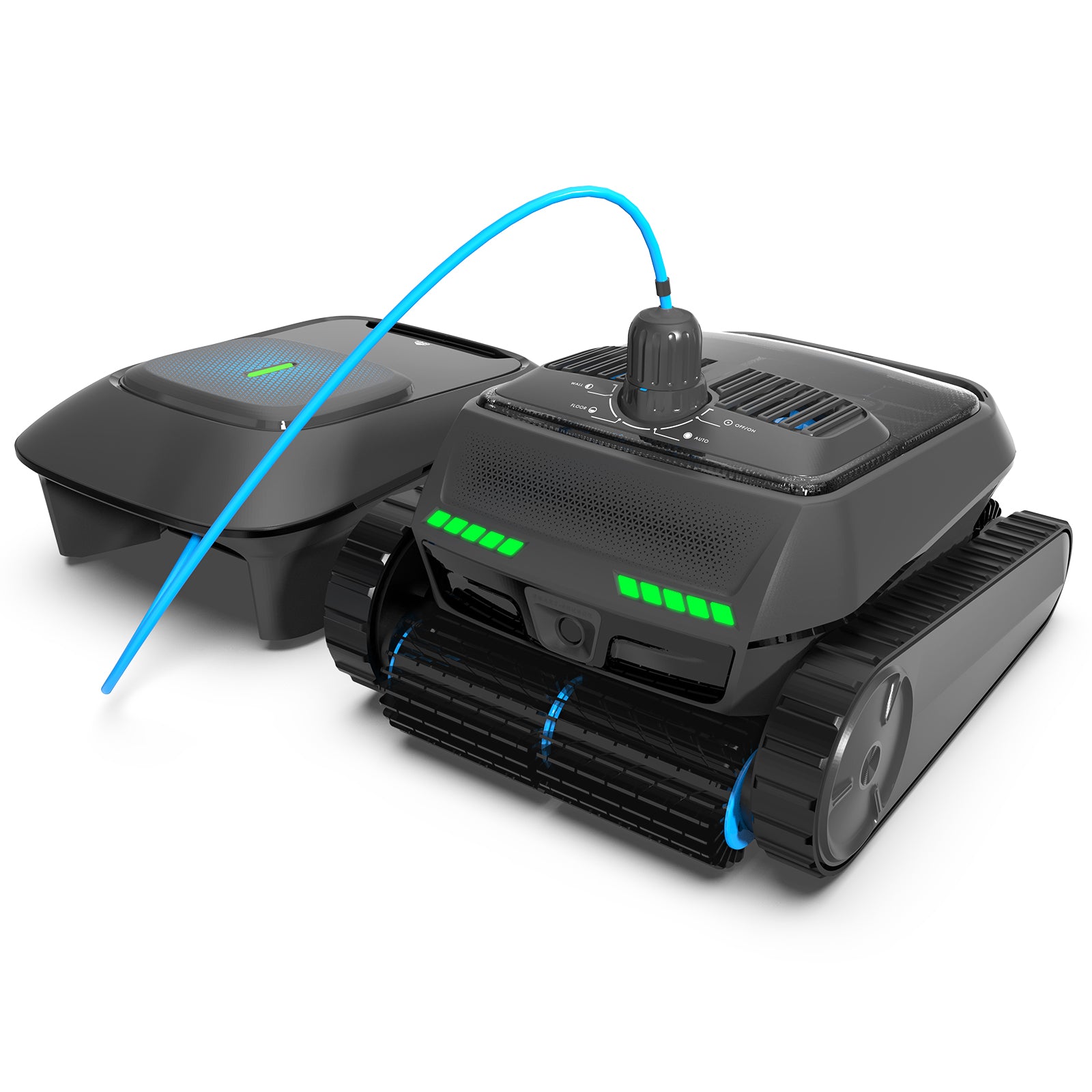 AIRROBO Omni CP400 Robot de Piscine 4‑en‑1 pour Piscines Hors Sol et Enterrées avec Écumeur de Surface