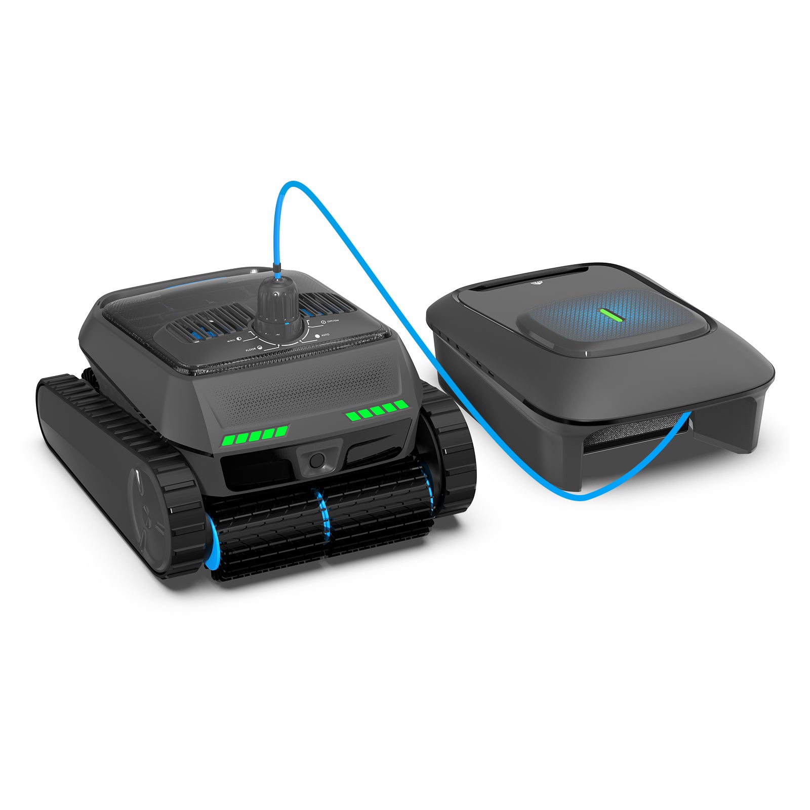 AIRROBO Omni CP400 Robot de Piscine 4‑en‑1 pour Piscines Hors Sol et Enterrées avec Écumeur de Surface