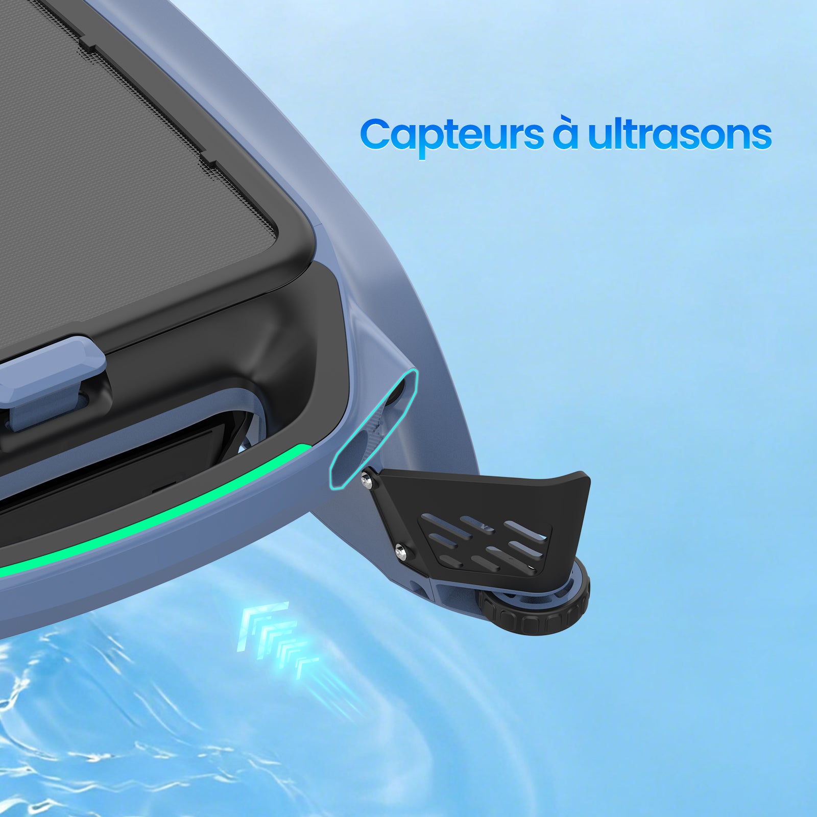 AIRROBO SP200 Nettoyeur de surface de piscine robotisé 4‑en‑1 automatique à énergie solaire