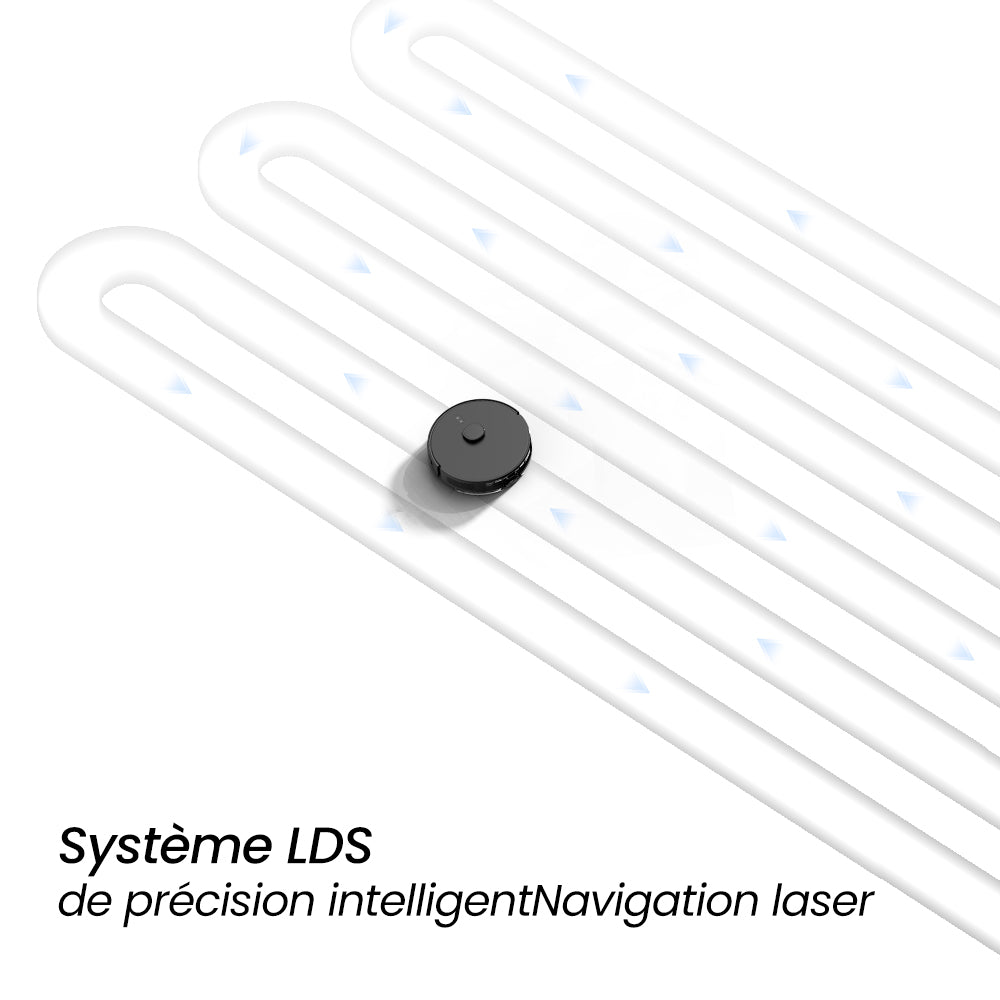 Navigation laser LDS de précision de l’AIRROBO Q20+