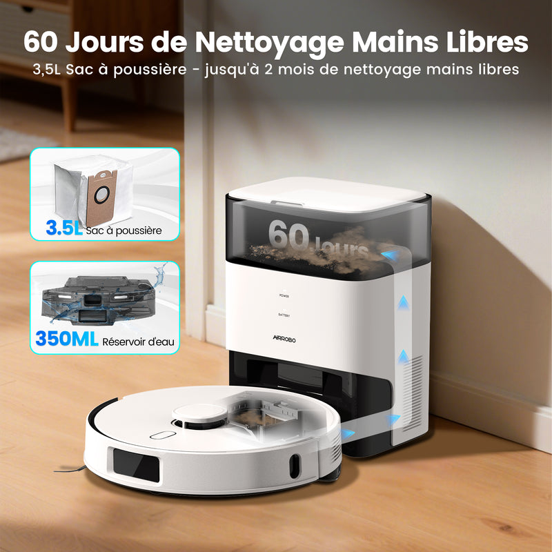 AIRROBO L60+ | Robot aspirateur intelligent avec évitement d'obstacles
