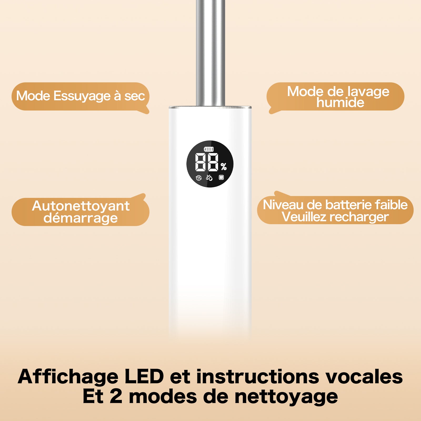 AIRROBO FC10 - Nettoyeur électrique sans fil ultra-léger