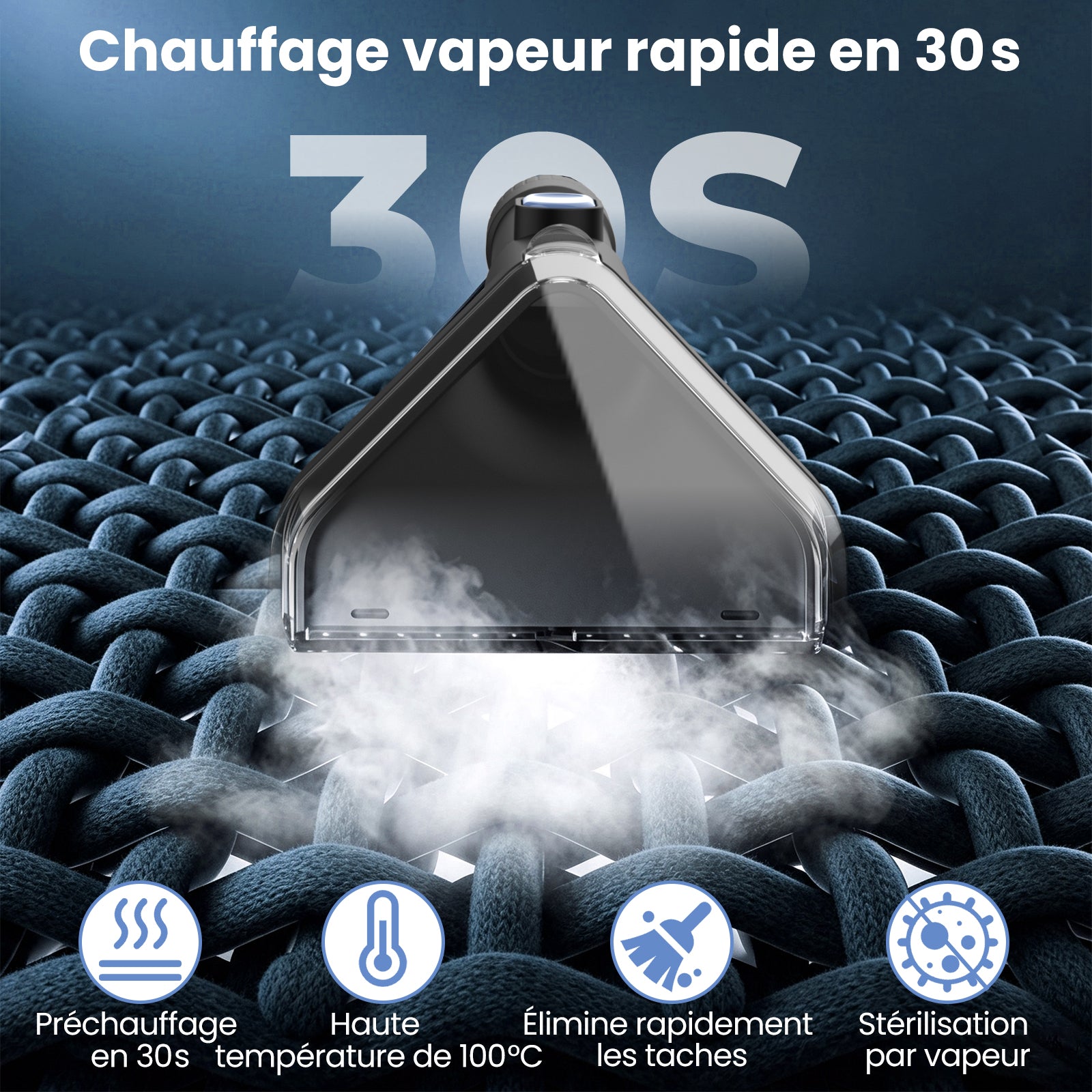 AIRROBO CP100 Nettoyeur de taches tout-en-un avec stérilisation à la vapeur