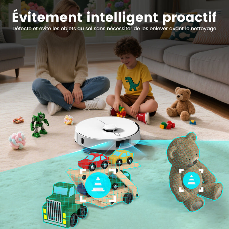 AIRROBO L60+ | Robot aspirateur intelligent avec évitement d'obstacles