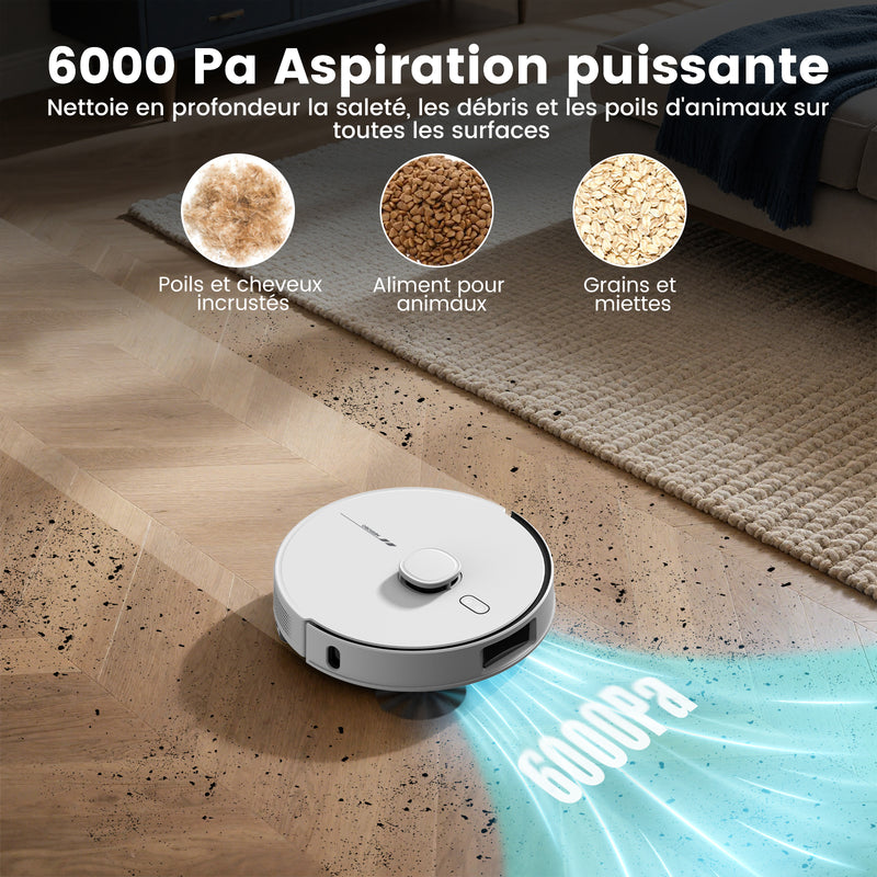 AIRROBO L60+ | Robot aspirateur intelligent avec évitement d'obstacles