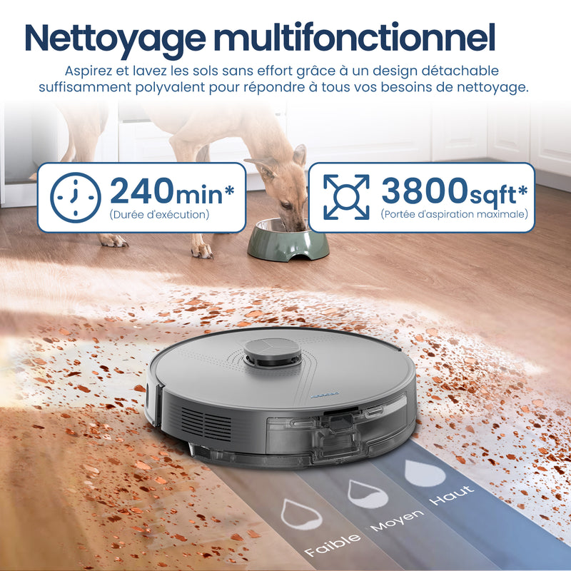 AIRROBO L50+ | Robot aspirateur avec navigation laser LDS intelligente