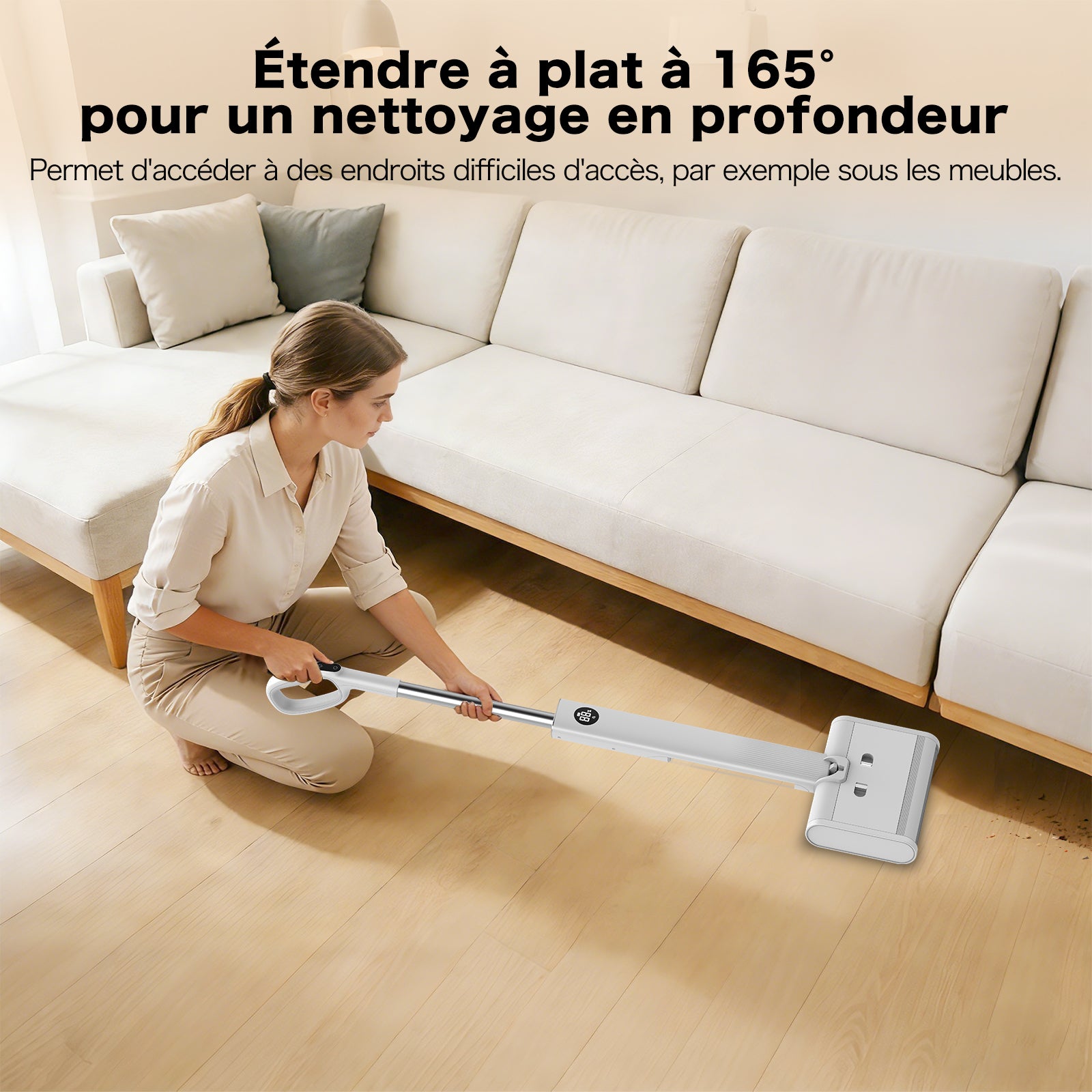 AIRROBO FC10 - Nettoyeur électrique sans fil ultra-léger