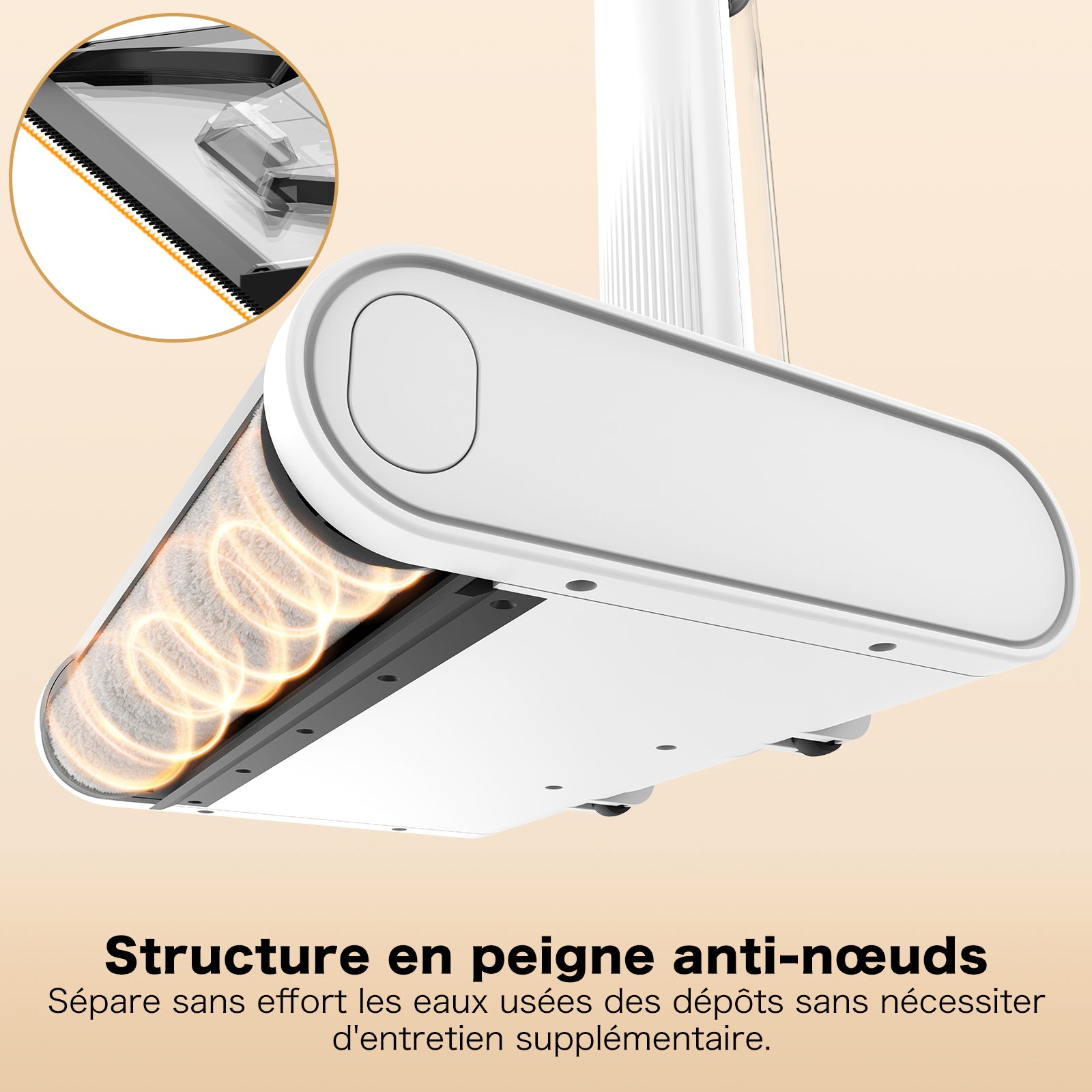 AIRROBO FC10 - Nettoyeur électrique sans fil ultra-léger