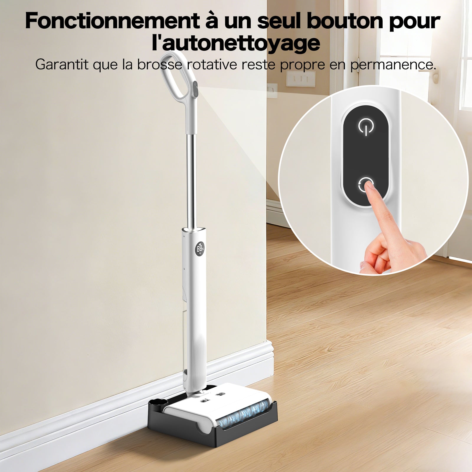 AIRROBO FC10 - Nettoyeur électrique sans fil ultra-léger